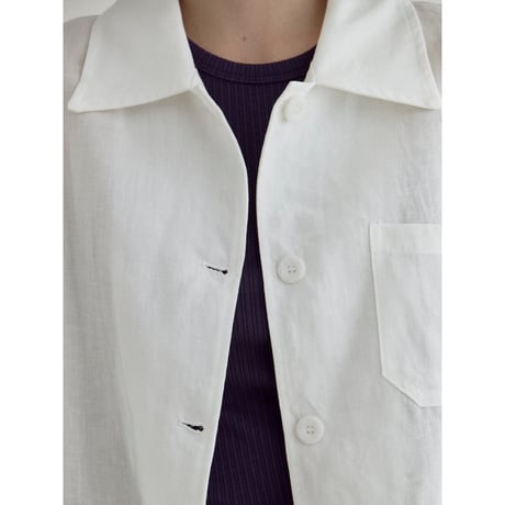 《予約販売》linen mannish over jacket/2colors_no0522