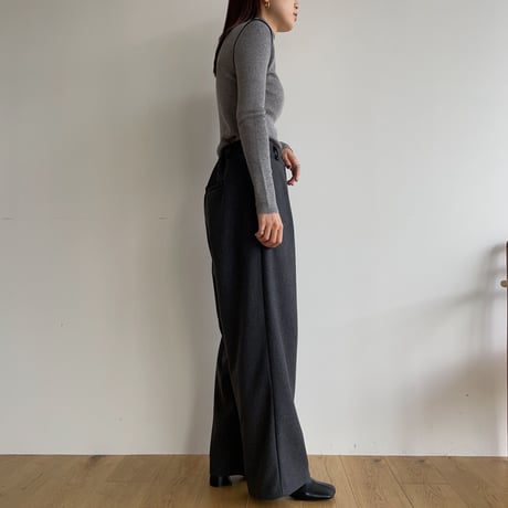 《予約販売》piping lib knit/2colors_nt1557