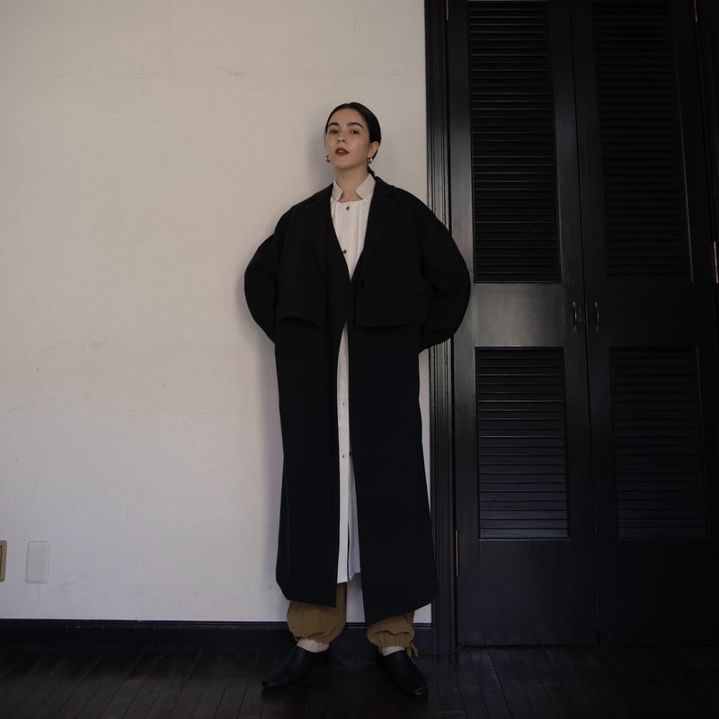 nokcha original】2set mulch coat/navy_no0231 |