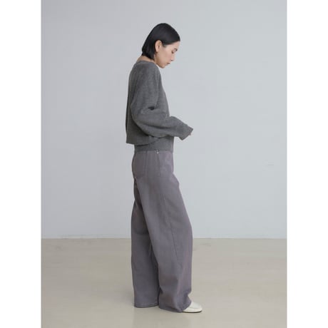 《予約販売》v neck soft knit tops/2colors_nt2498