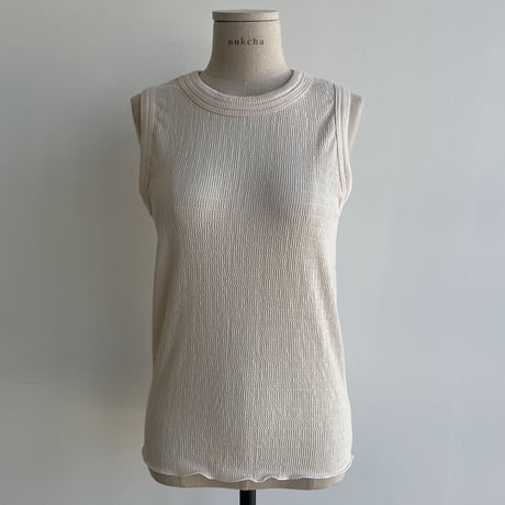 【nokcha original】jacquard tank top/3colors_nt1722
