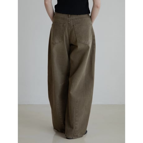 《予約販売》vintage like cocoon jeans/2colors_nj0139