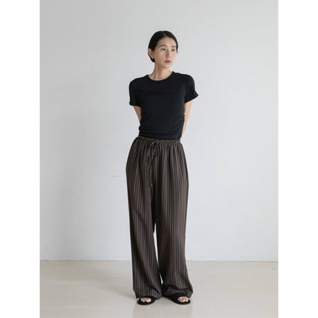 《予約販売》accent gather minimal tee/2colors_nt2549