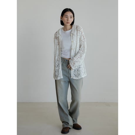《予約販売》crochet cardigan_no0440