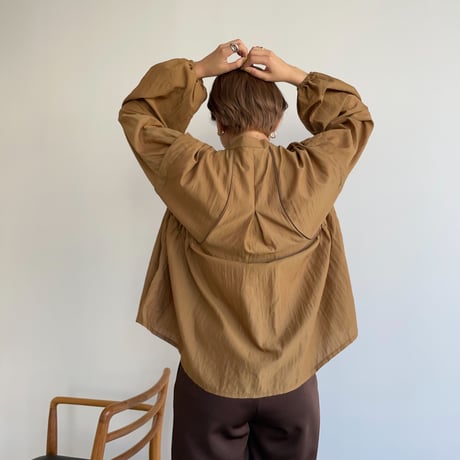 【nokcha original】lady gather blouse_nt1048