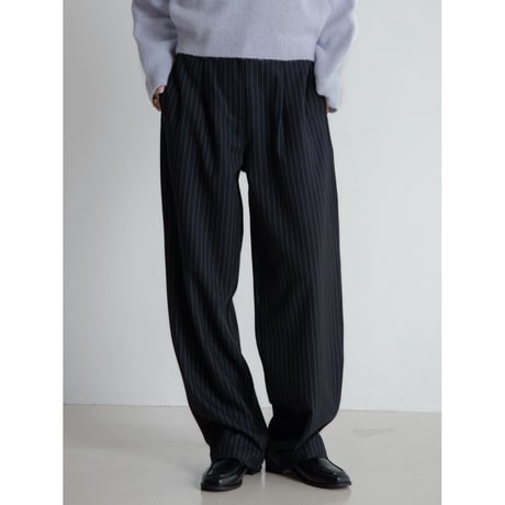 《予約販売》stripe mannish pants/2colors_np1065
