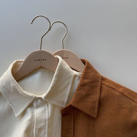 《予約販売》corduroy over shirt/2colors_nb0206