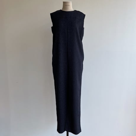【nokcha original】jacquard all-in-one/navy_np0640