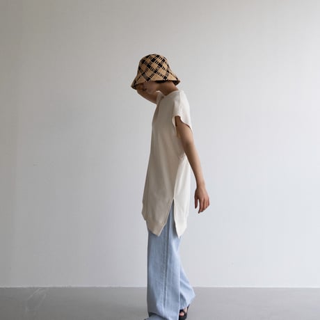 【nokcha original】pigment oval tops/3colors_nt1353