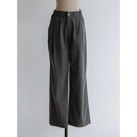《予約販売》buckle belt pigment pants/2colors_np1005