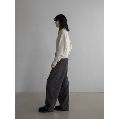 《予約販売》quality zip knit cardigan/2colors_no0398