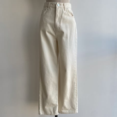 【nokcha original】“nc” pants/ivory_np0748
