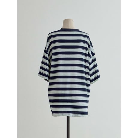 《予約販売》accent border soft over tee/2colors_nt2539
