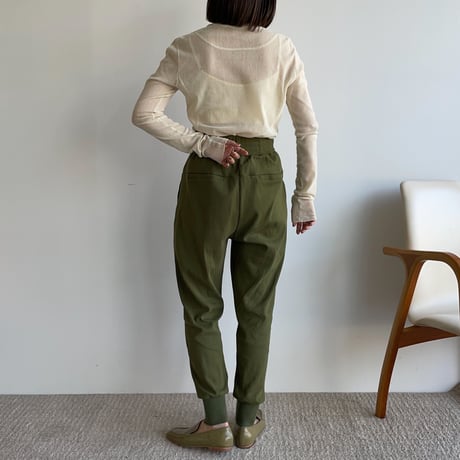 【nokcha original】stitch sheer tops/4colors_nt1281