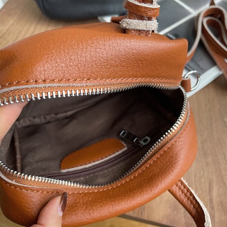 《予約販売》leather 2way square bag/2colors_na0237