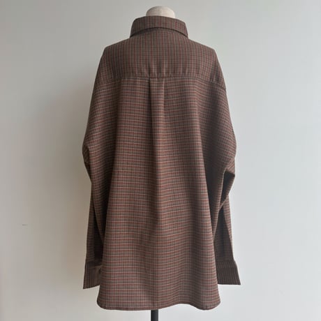 《予約販売》check over mannish shirt/2colors(unisex)_nb0208