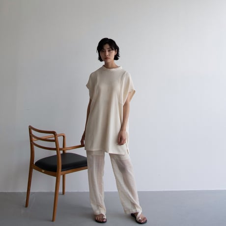 【nokcha original】2way material tops_nt1354
