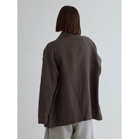《予約販売》linen mannish over jacket/2colors_no0522