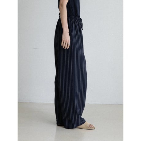 《予約販売》stripe easy rich pants/2colors_np1240