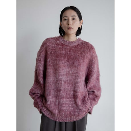 《予約販売》mohair like over knit pullover/2colors(unisex)_nt2225