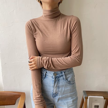 《予約販売》simply high neck tee/4colors_nt0715