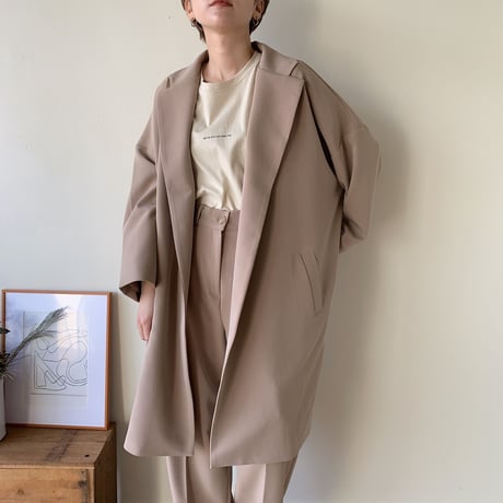 【NOKCHA original】2way quality over jacket/beige_no0083