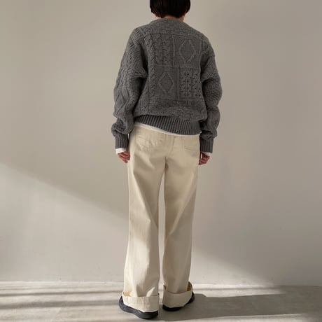 《予約販売》mannish cotton pants/3colors_np0930