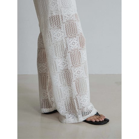 《予約販売》jacquard knit pants/2colors_np1134