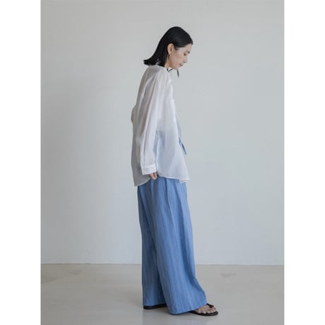 《予約販売》2way raglan sleeve sheer shirt/2colors_nb0319