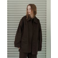 【NOKCHA original】cotton over jacket/brown_no0466