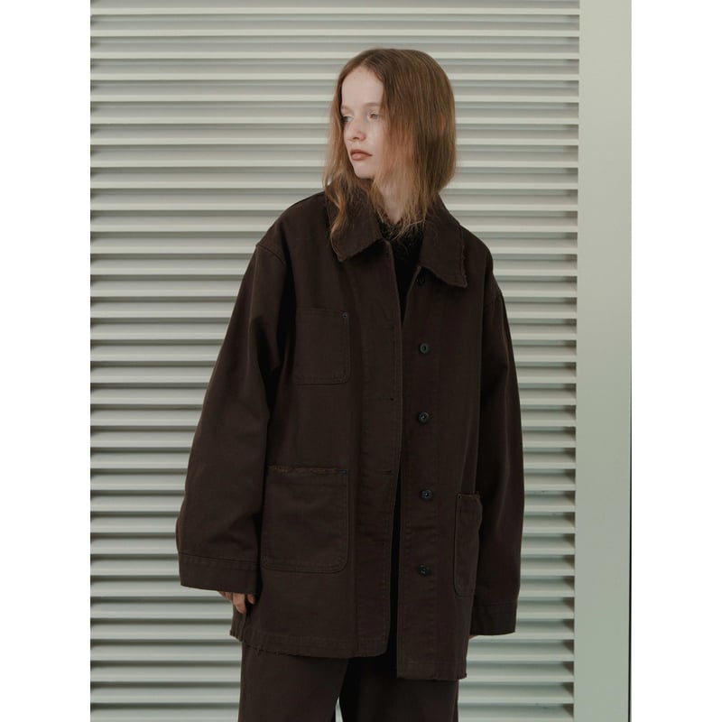 NOKCHA アウター NOKCHA original】cotton over jacket/brown_no046
