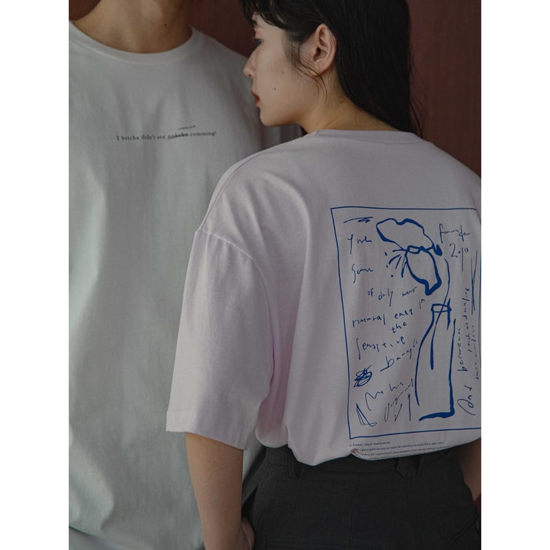 Noko TATOO タトュー アートプリント Tシャツ XL ベージュ