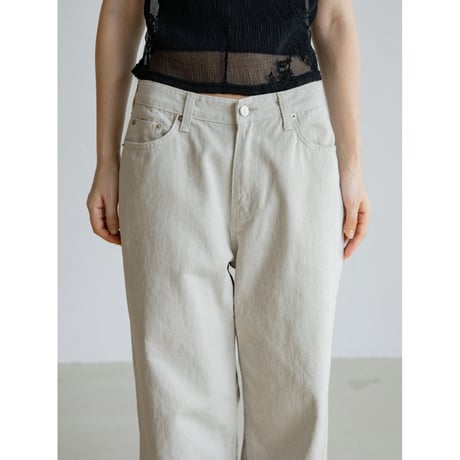 《予約販売》twill wide straight pants/2colors_np1259