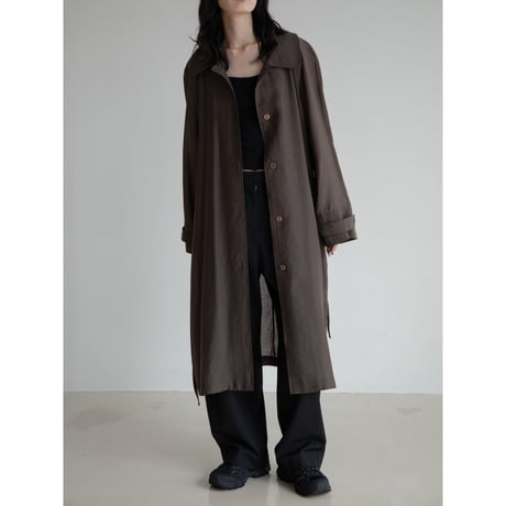 《予約販売》sheer rich shirt coat/2colors_no0451