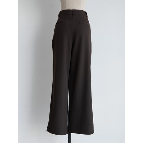 《予約販売》front accent tuck wide pants/2colors_np1203