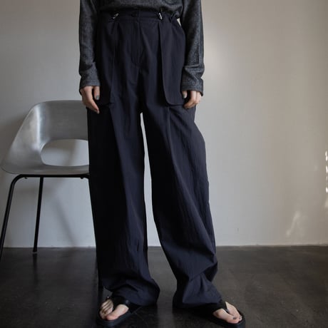 【nokcha original】2way pocket washer pants/navy_np0769