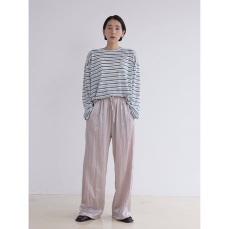 《予約販売》2way satin easy pants/2colors_np1219