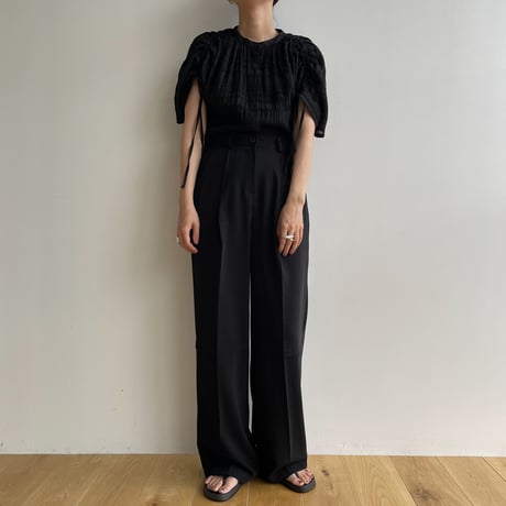 【nokcha original】knee wide pants/2colors_np0826