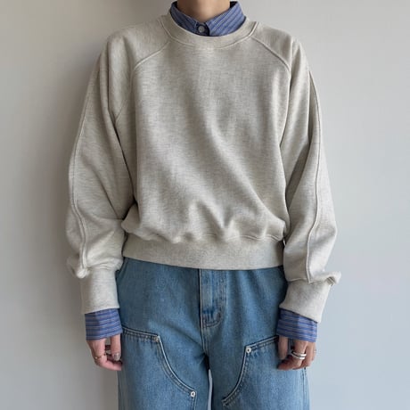 《予約販売》stripe croped shirt/2colors_nb0221