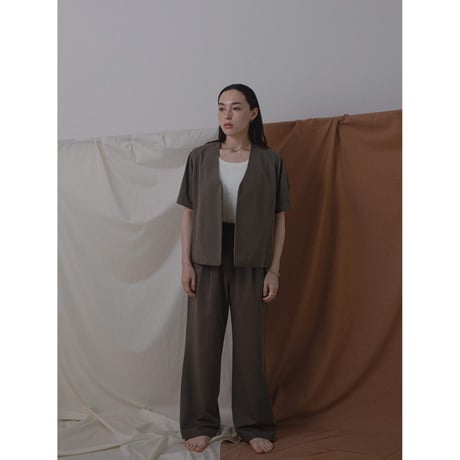 - AUTHENTIC series - material no collar jacket/2colors_an0010