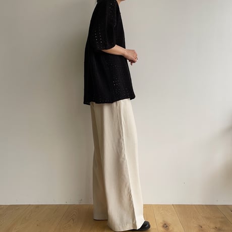 《予約販売》natural wide pants/2colors_np0809