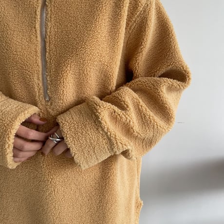 《予約販売》boa zip pullover/2colors_nt1193
