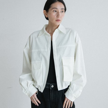 《予約販売》sheer 2way shirt jacket/2colors_no0528
