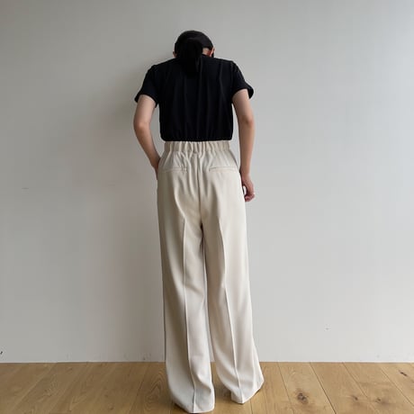 【nokcha original】knee wide pants/2colors_np0826