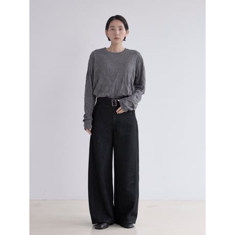 《予約販売》belt set indigo denim pants_nj0181