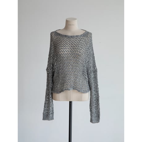 《予約販売》low gauge summer knit tops/2colors_nt2345