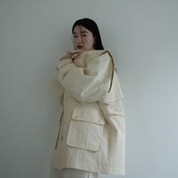 【nokcha original】2way mannish jacket/ivory_no0277