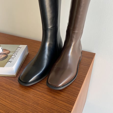 《予約販売》long mannish boots/2colors_na0322
