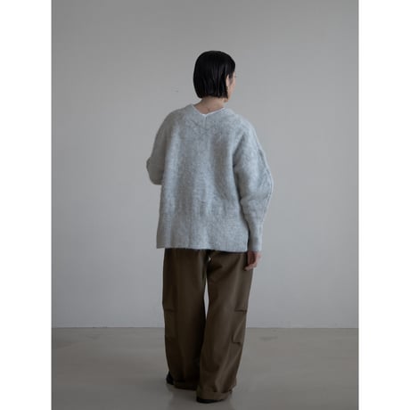 《予約販売》2way alpaca knit cardigan/2colors_no0396