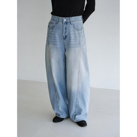 《予約販売》vintage wash accent jeans/2colors_nj0169